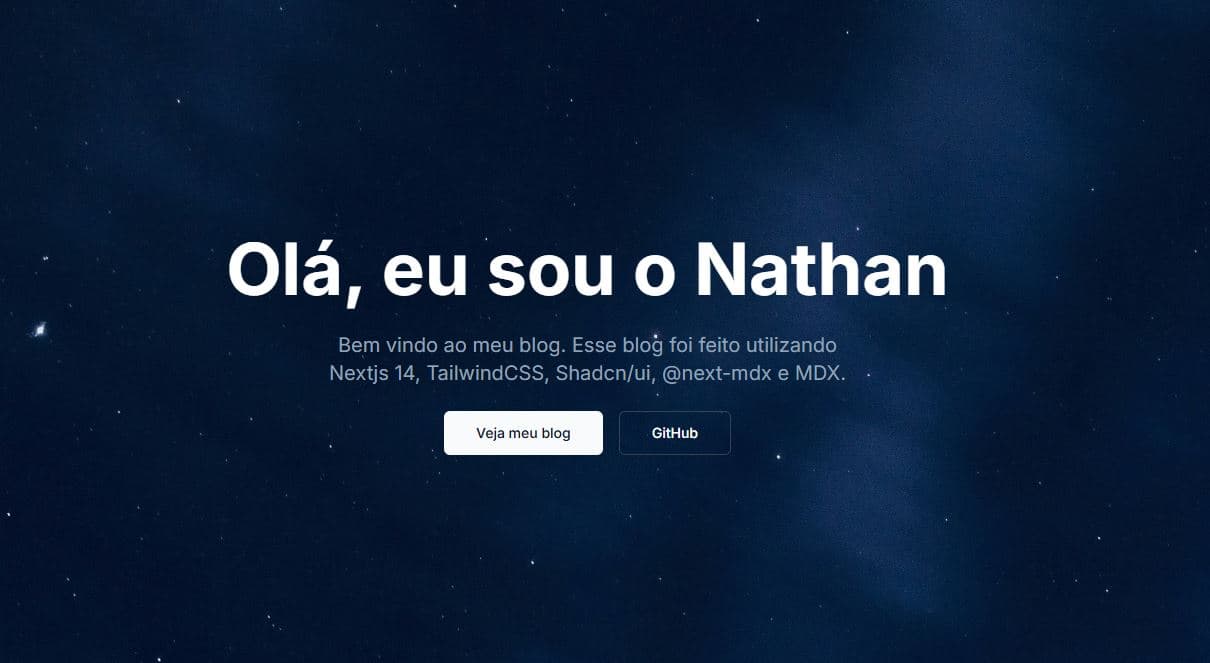 Preview do projeto Blog com Next