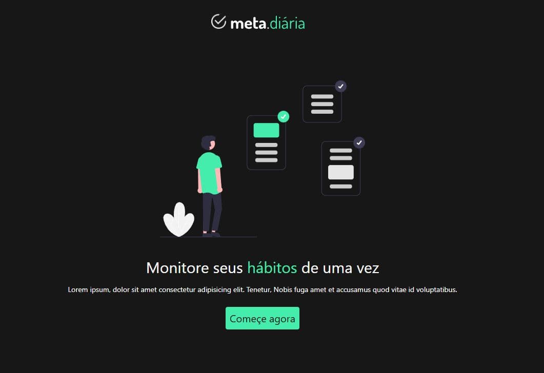 Preview do projeto Habit Tracker